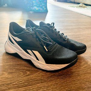 Reebok Womens' Nanoflex TR Cross Trainer Sneaker - Black/White - Size 9
